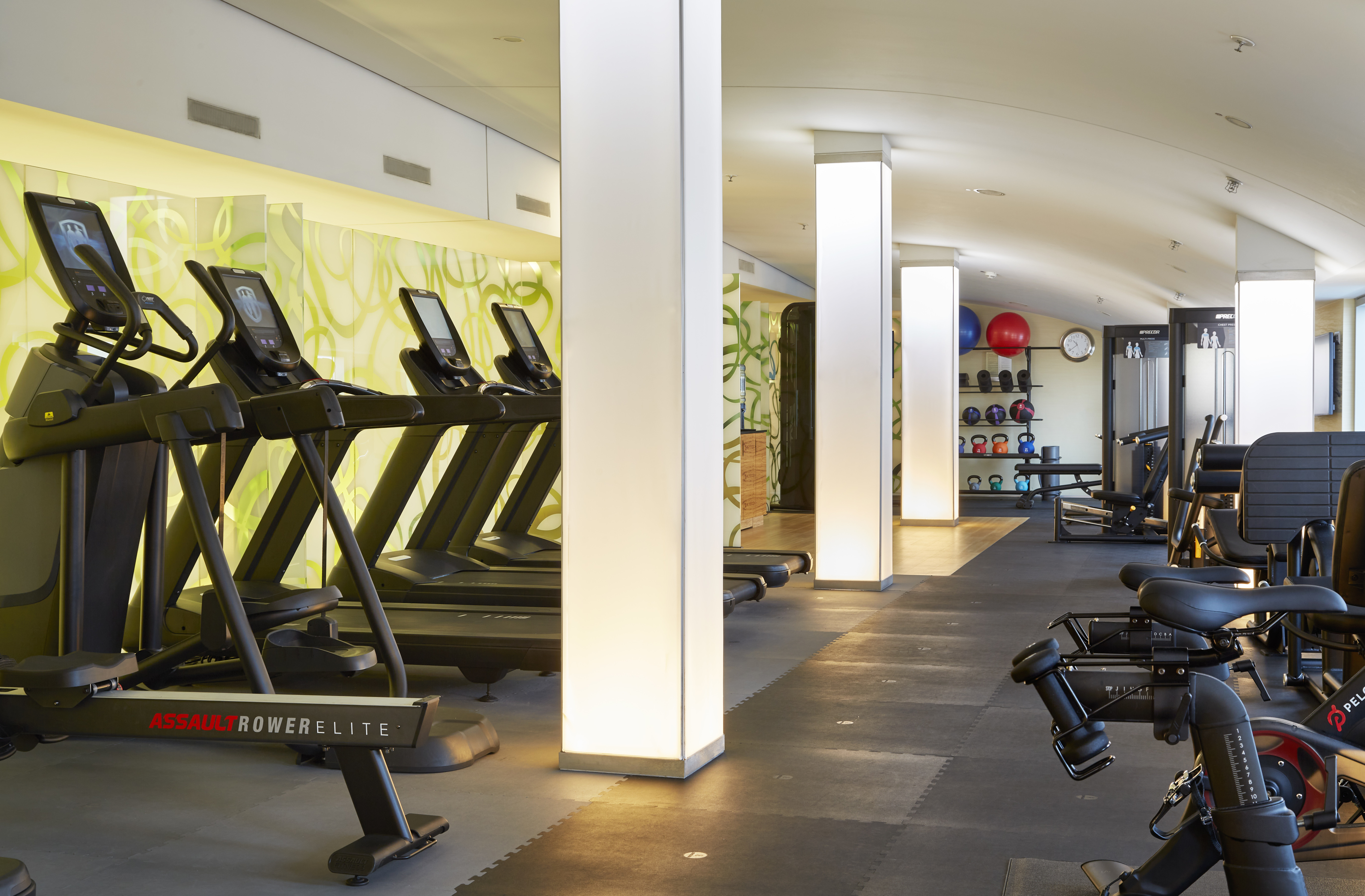 Treadmills and other Exercise Equipment in Fitness Center