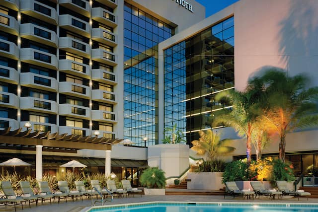 DoubleTree San Jose Pool Exterior