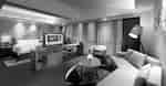 Suite con una camera con letto king size - Salotto, letto king size e vista sull'esterno