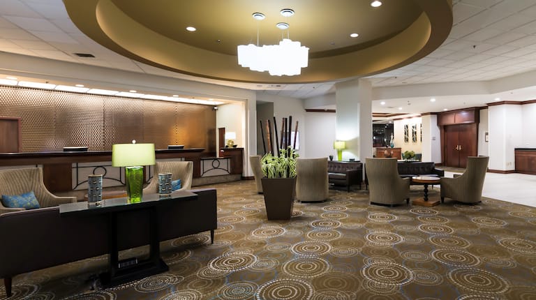 Espace du hall de l'hôtel