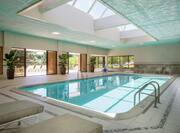 Indoor Swimming Pool with Outside View