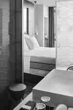 浴室內的客房睡床景觀