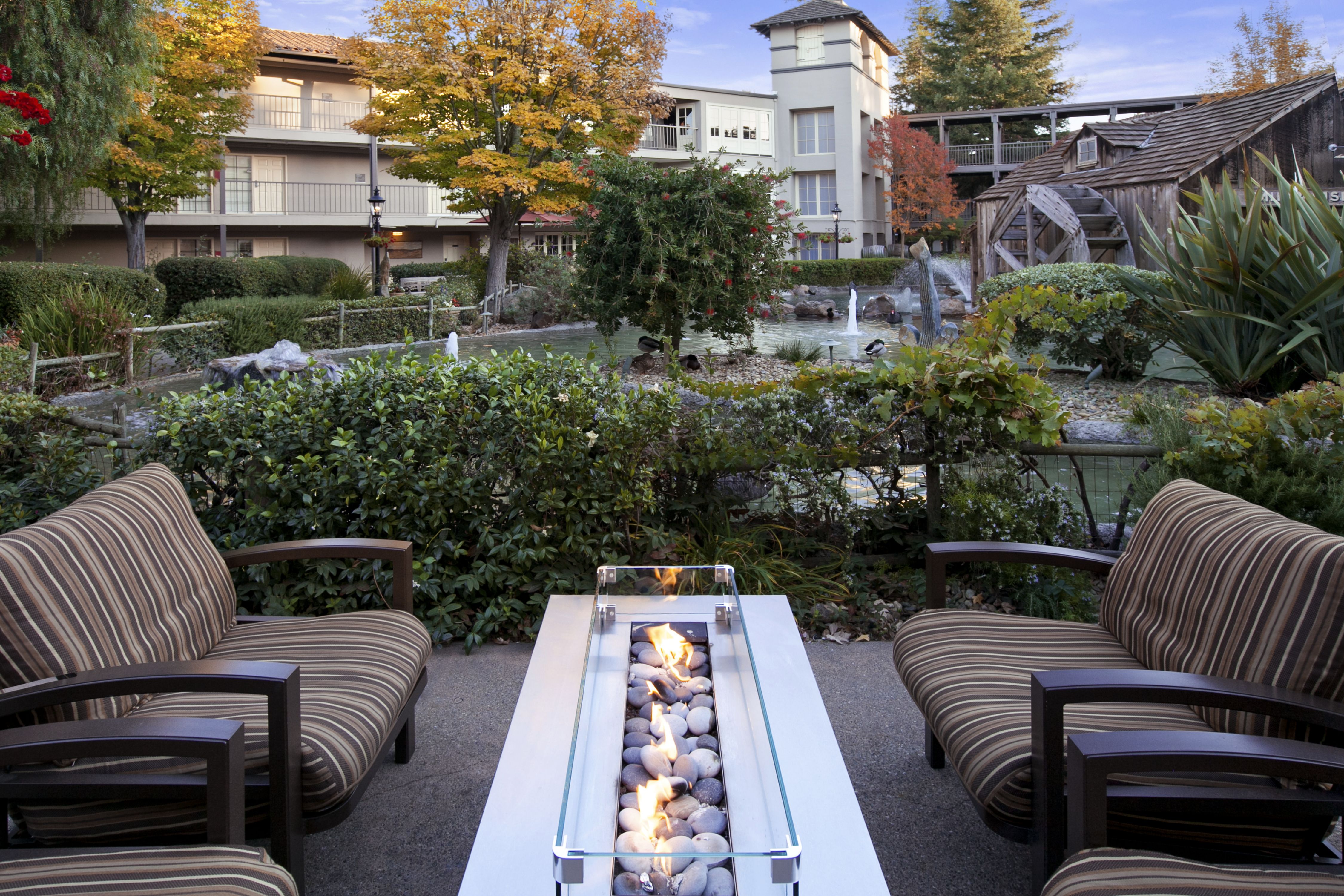 Seating by Outdoor Fire Pit