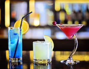 Three Bar Cocktail Drinks