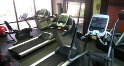 Treadmills in fitness center