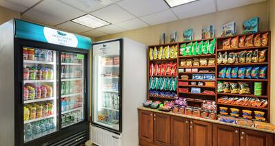 Snacks and Convenience Items Available for Guest Purchase at Pavilion Pantry