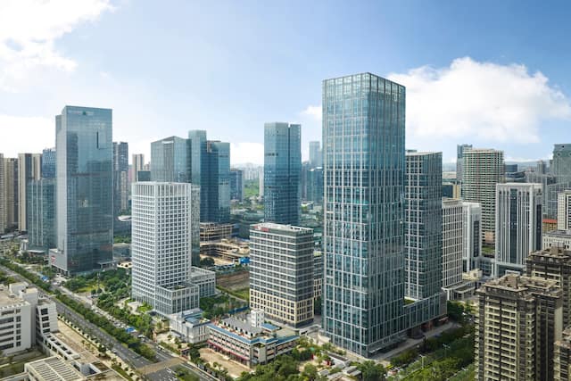 Hotel Aerial Exterior Daytime