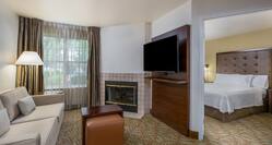 Suite with a Queen Bed and Fireplace