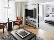 Luxury Suite Living Room and Separate Bedroom