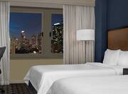 Guestroom with Two Queen Beds and City View