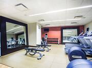 Fitness Center Treadmills, Cross-Trainers, Weight benches and Free Weights Rack
