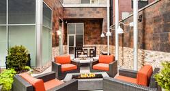 Outdoor Patio Seating Area with Firepit