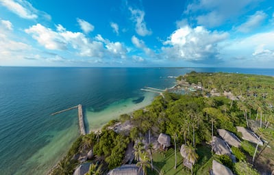 360 panoramic view of Isla Mucura