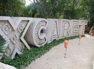 Xcaret, beautiful tourist attractions park in Mexico.