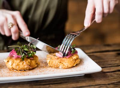 Delicious Crab Cakes and Salmon Cakes
