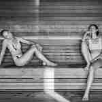 Deux femmes dans un spa