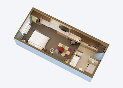 floorplan of suite