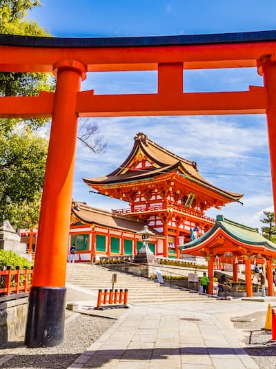 Fushimi Inari Taisha Shrine in Kyoto Japan