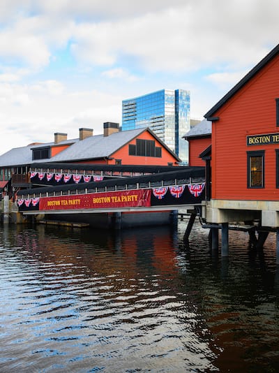 Pemandangan Pelabuhan Boston