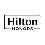 Hilton Honors logo in black and white