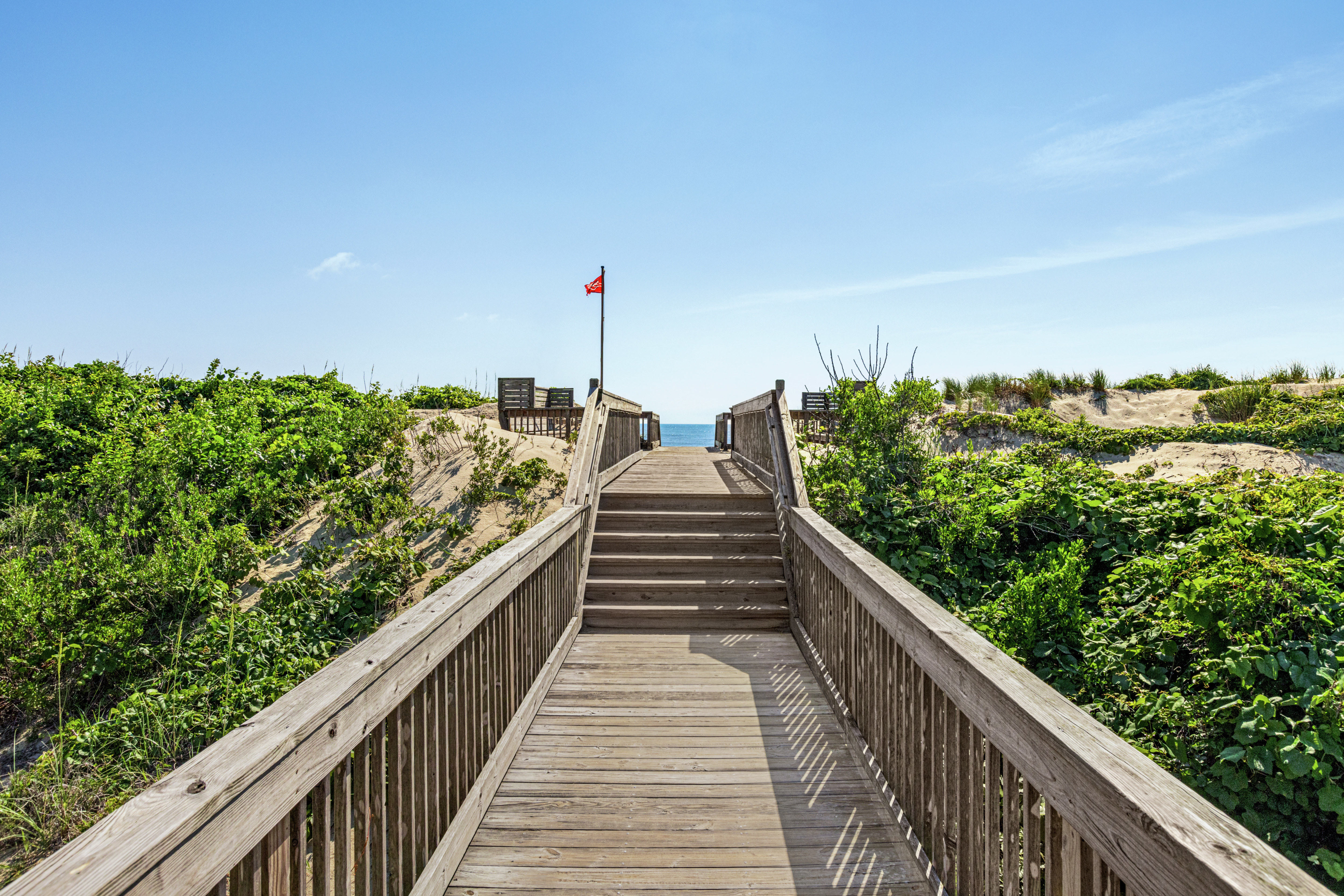 Beautiful boardwalk leading to the beach.