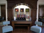 Coffee Station and Seating in Lobby