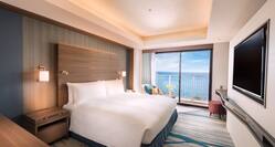 King One Bedroom Suite Ocean View with Balcony Bedroom