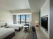 Twin Guest Room with City View, Beds