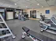 Fitness Center with Free Weights, Cardio Equipment and TV