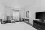 King Bed and TV
