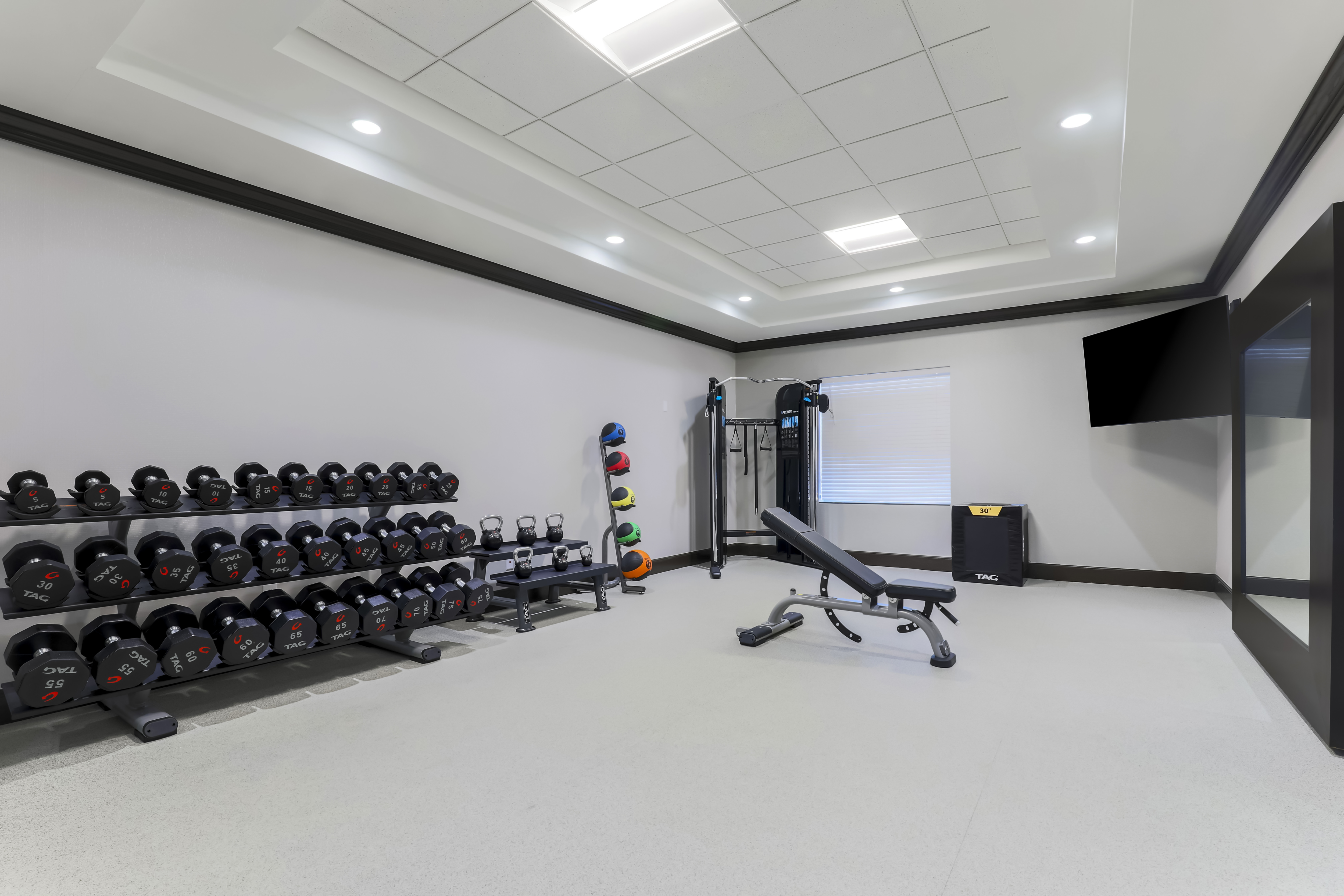 Fitness Center with weights