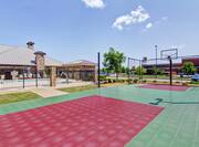 Daytime View of On-site Basketball Court