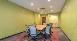 Boardroom Table With Seating for 8 in Green Room Meeting Room