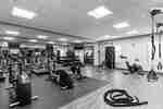 Convenient on-site fitness center fully equipped with cardio machines and free weights.