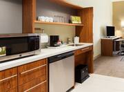 Accessible Guestroom Kitchen Suite with Room Technology and Work Desk
