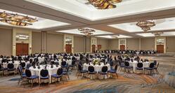 Ballroom with Tables and Chairs