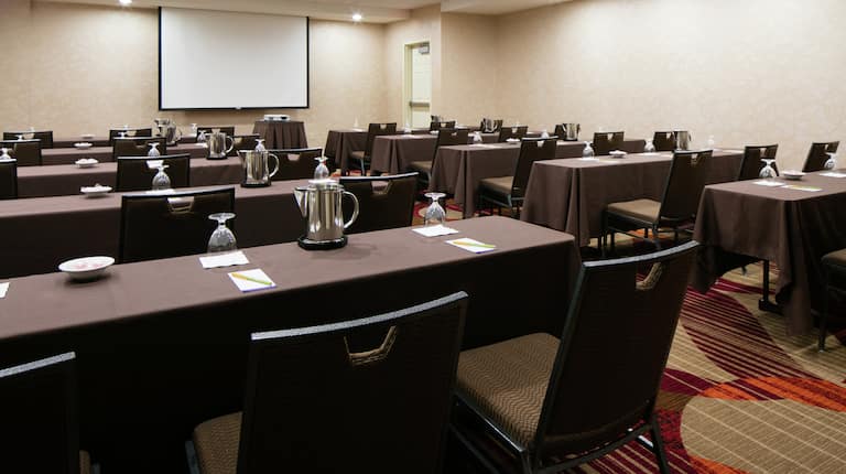 Meeting and Event Space with Classroom Style Setup 
