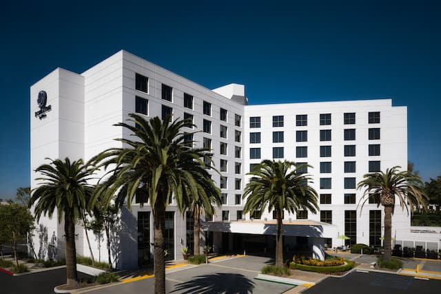 DoubleTree Hotel Exterior with Palm Trees