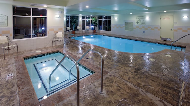 Indoor Swimming Pool and Hot Tub