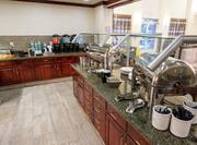 Kitchen with Chafing Dish and Chinaware