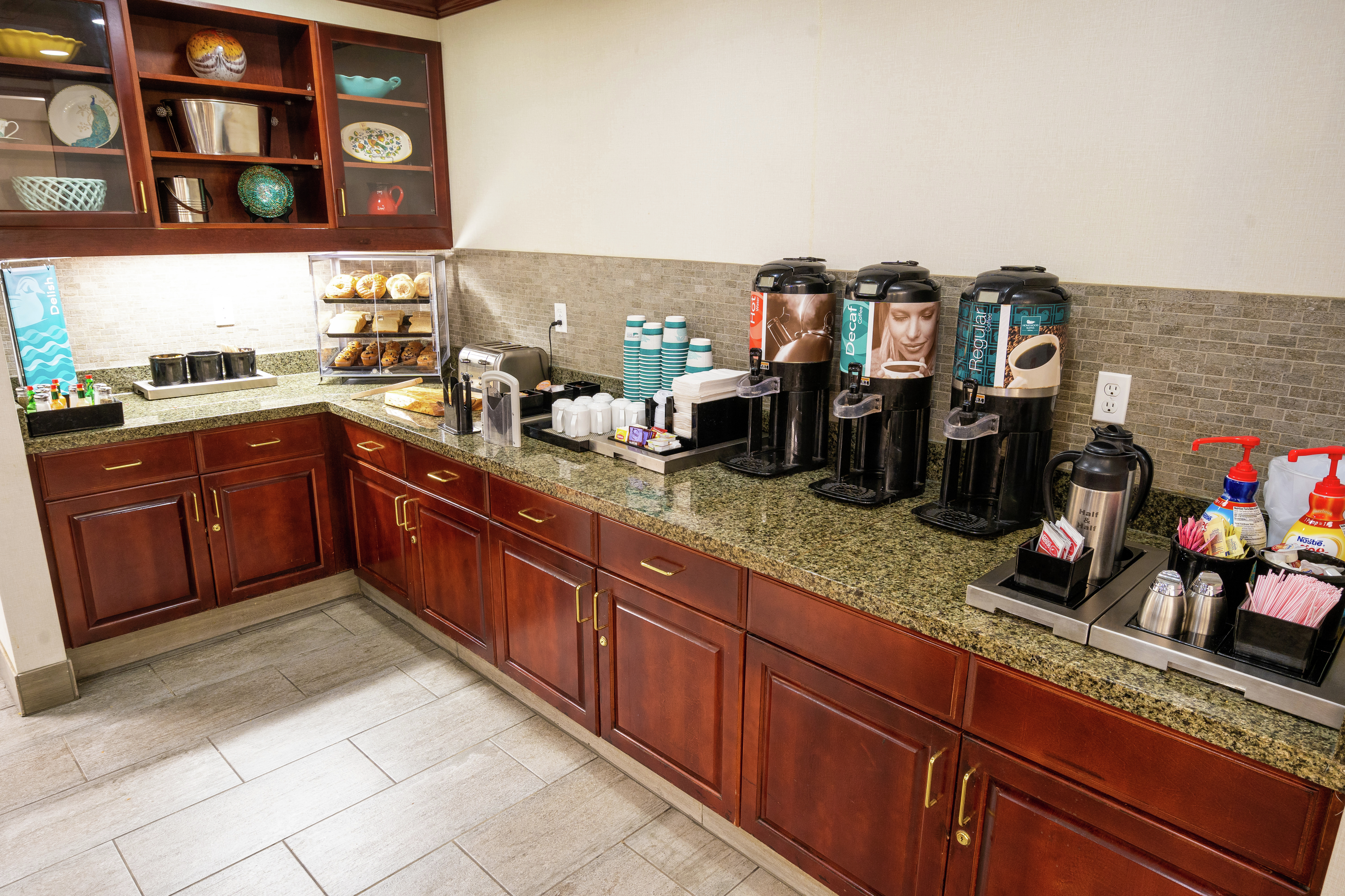 Continental Breakfast Area with Coffee