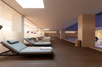 Seating Area by the Pool at the Spa