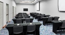 Presentation Room With Projector Screens