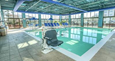 Indoor Pool With Accessible Access Lift