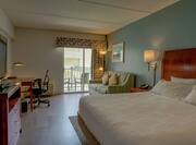 King Guestroom with Bed, Room Technology, Lounge Area, Work Desk, and Balcony