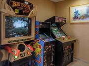 Arcade Machines in Game Room