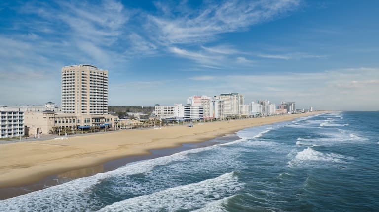 View of Hotel Exterior from the Ocean