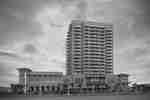 Hotel Dusk Exterior With Beach