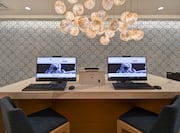 Business center with 2 computers