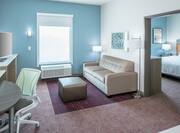 Accessible Single King One Bedroom Guestroom Suite